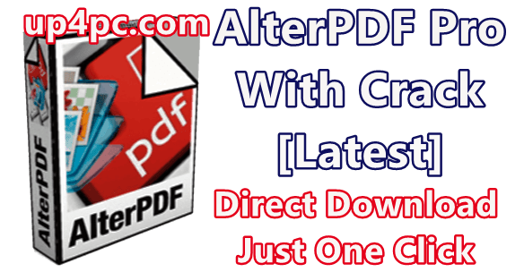 AlterPDF Pro 3.9 With Crack [Latest]