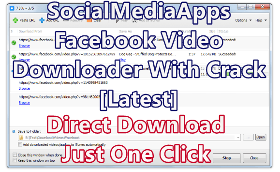 SocialMediaApps Facebook Video Downloader
