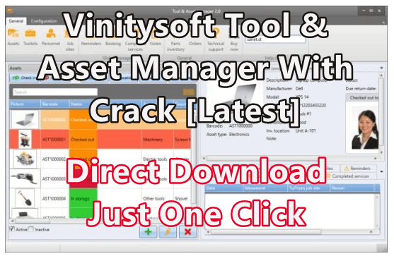 Vinitysoft Tool & Asset Manager 