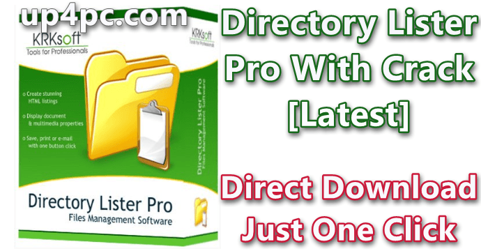 Directory Lister Pro 2.38 With Crack [Latest]