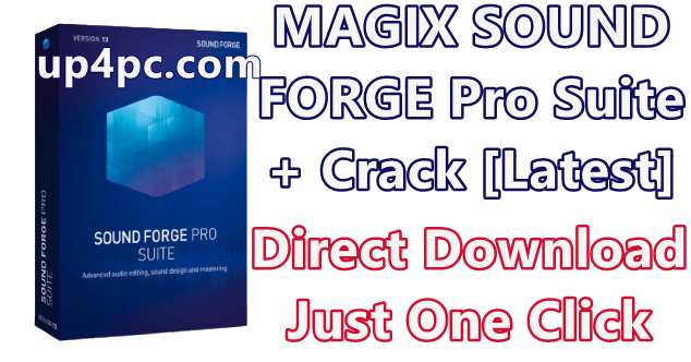 MAGIX SOUND FORGE Pro Suite crack download for windows 10 with license key