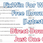 FixWin for Windows 10 10.2 Free Download [Latest]
