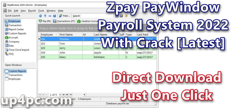 zpay paywindow payroll system