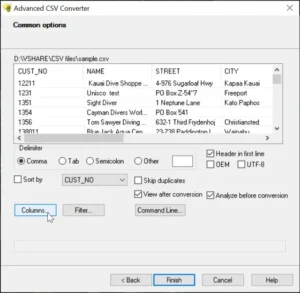 Advanced CSV Converter 7.53