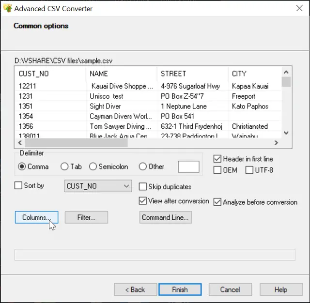 Advanced CSV Converter 7.53