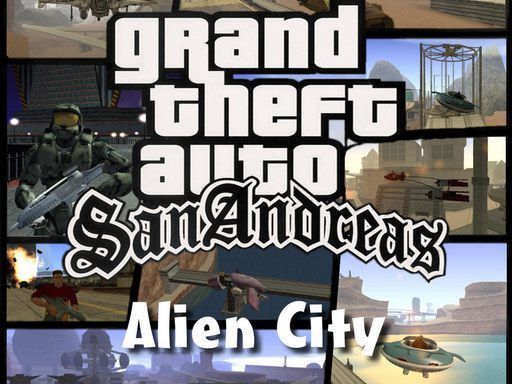 GTA San Andreas: Anderius Alien City Mod