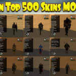 GTA San Andreas 500 Skins Pack Mod
