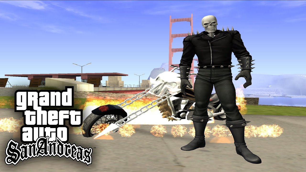 GTA San Andreas Ghost Rider V1.1 Mod