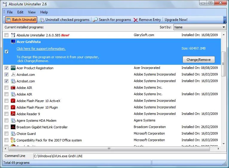 Absolute Uninstaller