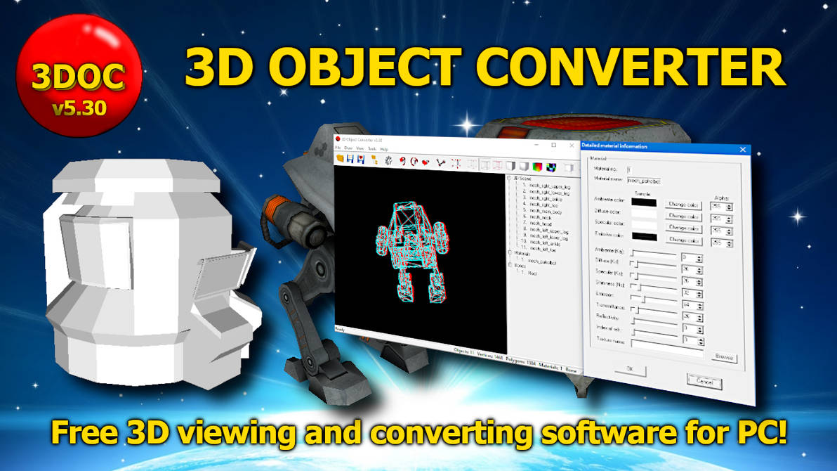 Download 3D Object Converter 3.80 for Windows